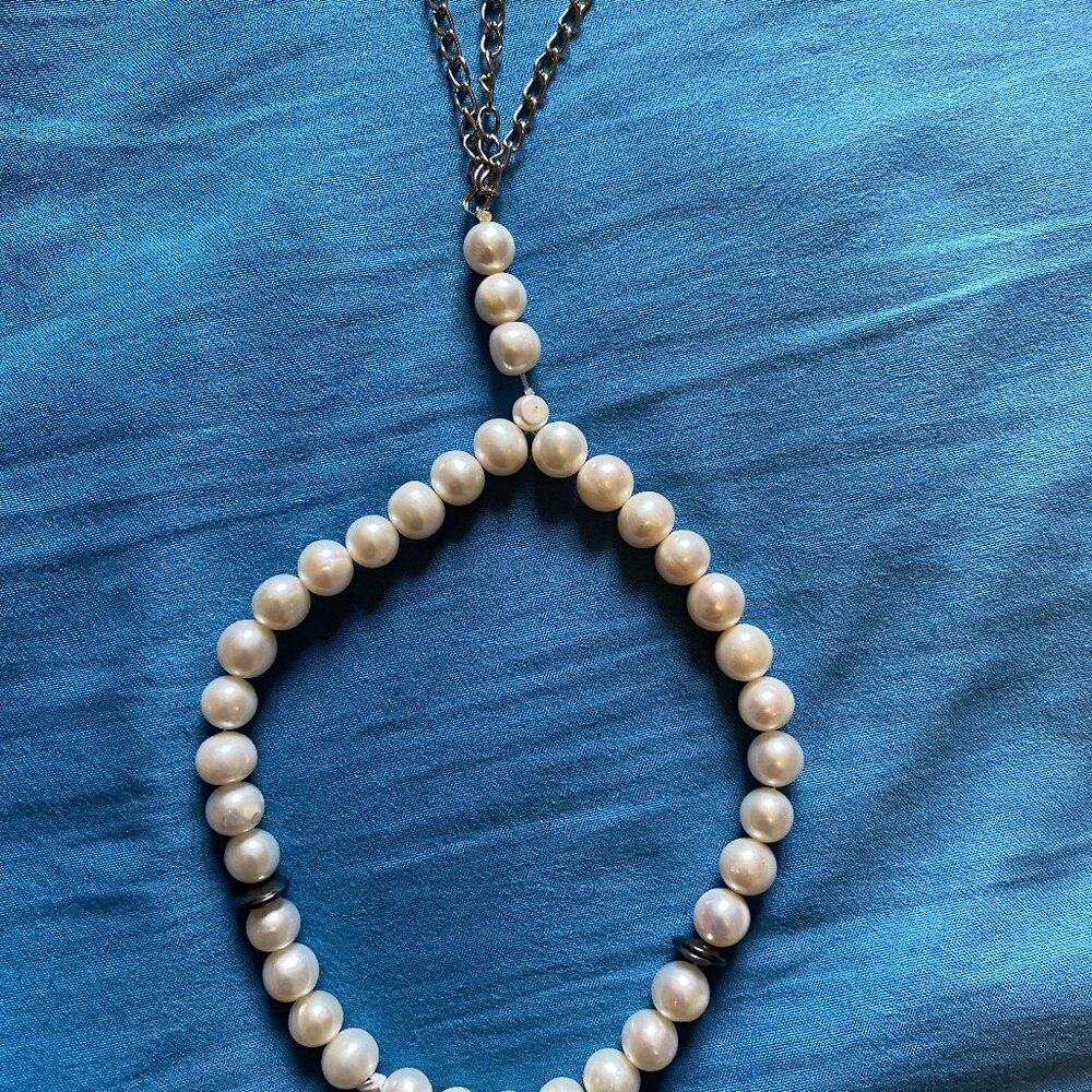 White Real Pearl Stone Muslim Misbaha Tasbih 33 prayer beads Religion Rosary